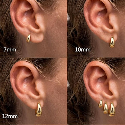 Trio Hoop Earring Set, 3-Pair